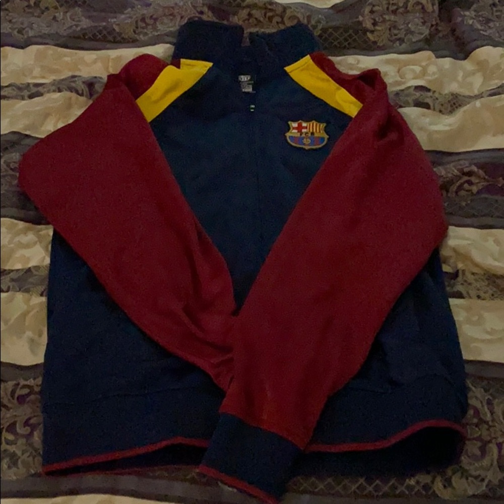 Boys youth soccer jacket